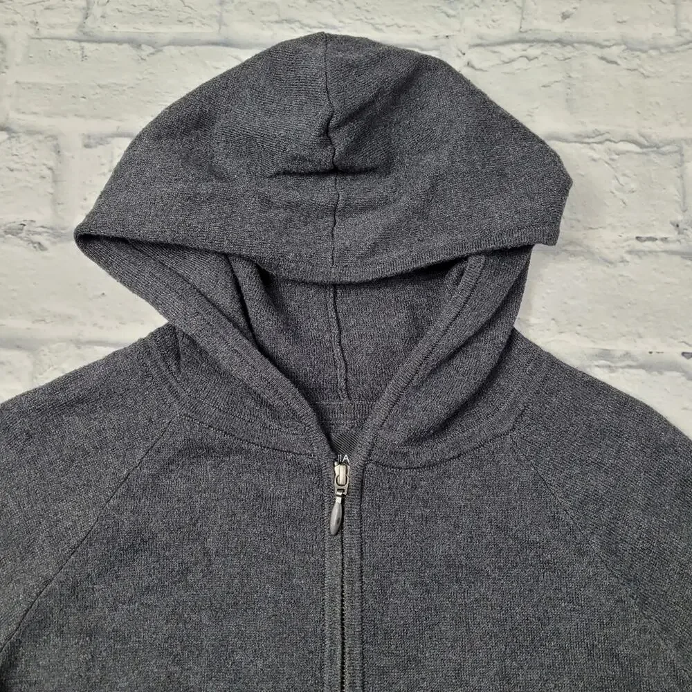 Cynthia Rowley Hooded Nordic Zip Cardigan size Medium
